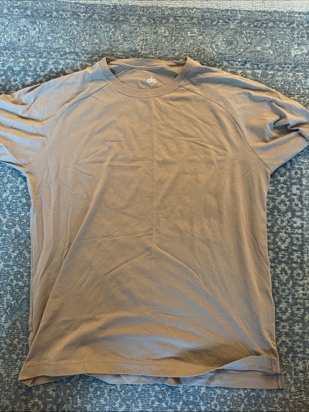 ALO Yoga Men’s Short Sleeve Crewneck T-Shirt in Brown